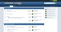 Desktop Screenshot of gunmanforum.com